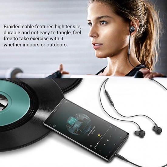 AKG Wired Earphones with Microphone Stereo Headphones with 3.5mm Plug In-Ear Headset with Deep Bass and Crystal Clear Sound Compatible with SAMSUNG S8 and Android Devices AKG Wired Earphones with Microphone Stereo Headphones with 3.5mm Plug In-Ear Headset with Deep Bass and Crystal Clear Sound Compatible with SAMSUNG S8 and Android Devices