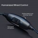 Professional Gaming Headset Stereo with Noise Cancelling Microphone Wired Headphone 50mm Drivers 3.5mm Cable with Volume Control Button for Computer Tablet Laptop