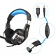 Professional Gaming Headset Stereo with Noise Cancelling Microphone Wired Headphone 50mm Drivers 3.5mm Cable with Volume Control Button for Computer Tablet Laptop