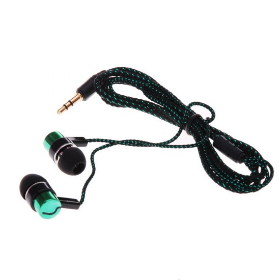 1.1M Reflective Fiber Cloth Line Noise Isolating Stereo In-ear Earphone Earbuds Headphones with 3.5 MM Jack Standard 1.1M Reflective Fiber Cloth Line Noise Isolating Stereo In-ear Earphone Earbuds Headphones with 3.5 MM Jack Standard
