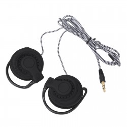 3.5mm Wired Gaming Headset On-Ear Sports Headphones Ear-hook Music Earphones for Smartphones Tablet Laptop Desktop PC