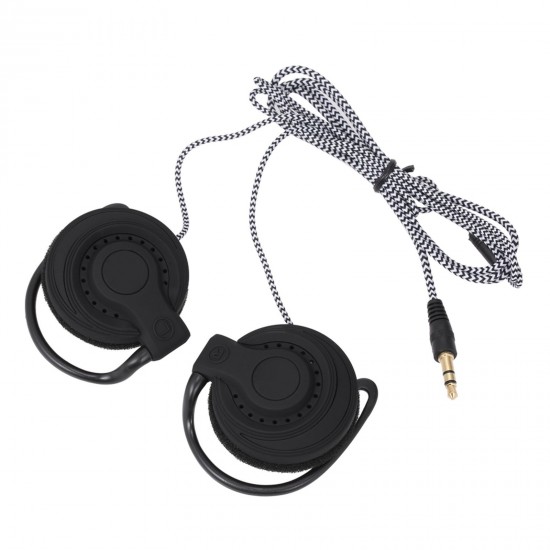 3.5mm Wired Gaming Headset On-Ear Sports Headphones Ear-hook Music Earphones for Smartphones Tablet Laptop Desktop PC