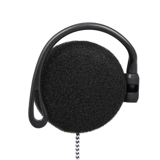 3.5mm Wired Gaming Headset On-Ear Sports Headphones Ear-hook Music Earphones for Smartphones Tablet Laptop Desktop PC