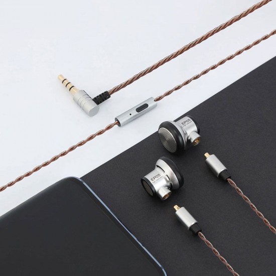 EP05 Earphone 16mm Driver High Resolution 5N High Purity OFC Headset Flat Head Earbuds MMCX Replaceable Cable EP05 Earphone 16mm Driver High Resolution 5N High Purity OFC Headset Flat Head Earbuds MMCX Replaceable Cable