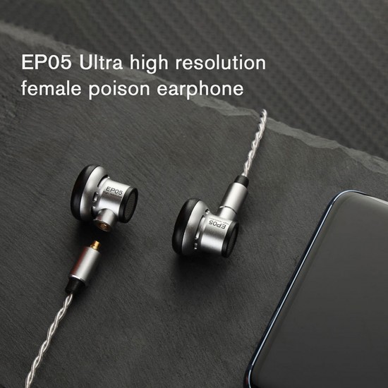 EP05 Earphone 16mm Driver High Resolution 5N High Purity OFC Headset Flat Head Earbuds MMCX Replaceable Cable EP05 Earphone 16mm Driver High Resolution 5N High Purity OFC Headset Flat Head Earbuds MMCX Replaceable Cable