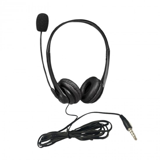 OY136 3.5mm Computer Headset with Microphone Noise Cancelling Head-mounted Headphone Wired Call Center Headsets for Business Call Center