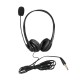 OY136 3.5mm Computer Headset with Microphone Noise Cancelling Head-mounted Headphone Wired Call Center Headsets for Business Call Center