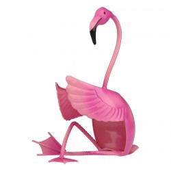 TOOARTS Flamingo wine holder Wine shelf Metal sculpture Practical sculpture Home decoration Interior decoration Crafts