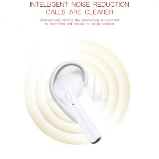 i7 Wireless BT Earphones Mini Earbud Portable Stereo Handfree Earphone Left and Right Ear with Charging Box i7 Wireless BT Earphones Mini Earbud Portable Stereo Handfree Earphone Left and Right Ear with Charging Box