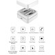 BT Earphone True Wireless Stereo Earbud Headset for Phone White BT Earphone True Wireless Stereo Earbud Headset for Phone White