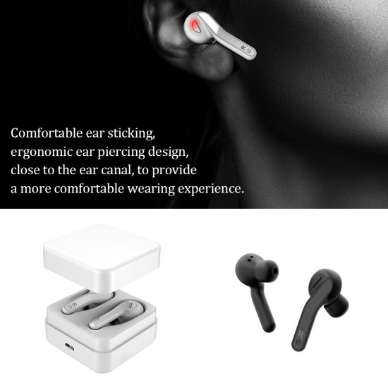 BT Earphone True Wireless Stereo Earbud Headset for Phone White BT Earphone True Wireless Stereo Earbud Headset for Phone White