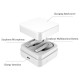 BT Earphone True Wireless Stereo Earbud Headset for Phone White BT Earphone True Wireless Stereo Earbud Headset for Phone White