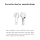 BT Earphone True Wireless Stereo Earbud Headset for Phone White BT Earphone True Wireless Stereo Earbud Headset for Phone White