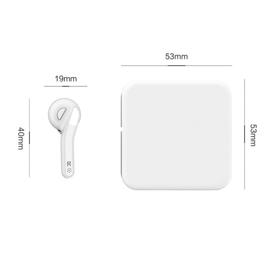 BT Earphone True Wireless Stereo Earbud Headset for Phone White BT Earphone True Wireless Stereo Earbud Headset for Phone White