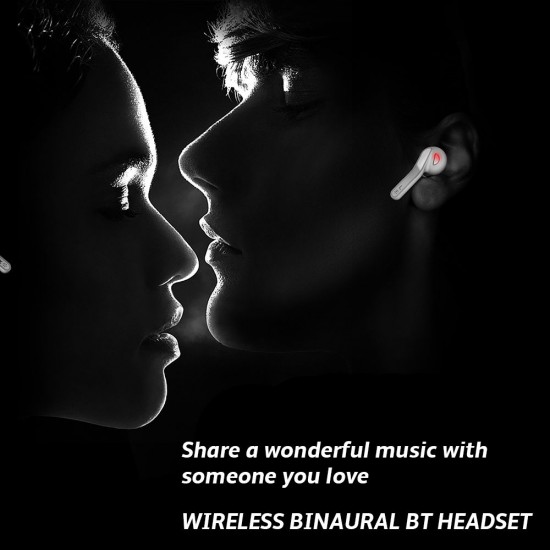 BT Earphone True Wireless Stereo Earbud Headset for Phone White BT Earphone True Wireless Stereo Earbud Headset for Phone White