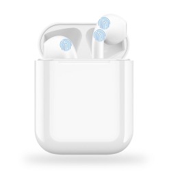i12 T-WS Cordless Earphones Mini BT 5.0 Stereo Sport Earphones Handsfree with Charge BOX for Phone