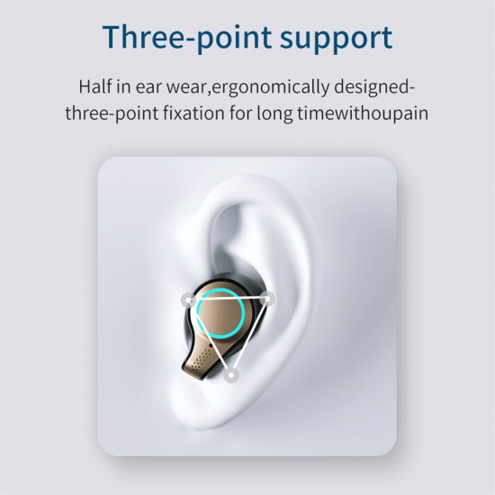 M18 BT5.1 Wireless Headphones Auto Pairing IPX7 Waterproof 2000mAh Charge Box Three Screen Power Display Powe Bank (Black) M18 BT5.1 Wireless Headphones Auto Pairing IPX7 Waterproof 2000mAh Charge Box Three Screen Power Display Powe Bank (Black)