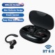 True Wireless Stereo BT 5.0 Earphones Chargeable Stereo Sound Earbuds Waterproof Touch-control Headset Compatible with Android/iOS/PC Tablet Black True Wireless Stereo BT 5.0 Earphones Chargeable Stereo Sound Earbuds Waterproof Touch-control Headset Compatible with Android/iOS/PC Tablet Black