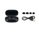 True Wireless Stereo BT 5.0 Earphones Chargeable Stereo Sound Earbuds Waterproof Touch-control Headset Compatible with Android/iOS/PC Tablet Black True Wireless Stereo BT 5.0 Earphones Chargeable Stereo Sound Earbuds Waterproof Touch-control Headset Compatible with Android/iOS/PC Tablet Black