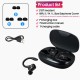 True Wireless Stereo BT 5.0 Earphones Chargeable Stereo Sound Earbuds Waterproof Touch-control Headset Compatible with Android/iOS/PC Tablet Black True Wireless Stereo BT 5.0 Earphones Chargeable Stereo Sound Earbuds Waterproof Touch-control Headset Compatible with Android/iOS/PC Tablet Black