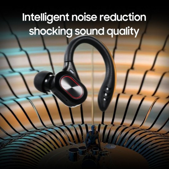 True Wireless Stereo BT 5.0 Earphones Chargeable Stereo Sound Earbuds Waterproof Touch-control Headset Compatible with Android/iOS/PC Tablet Black True Wireless Stereo BT 5.0 Earphones Chargeable Stereo Sound Earbuds Waterproof Touch-control Headset Compatible with Android/iOS/PC Tablet Black