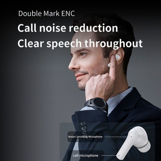 TWS ENC Noise Cancelling Headphones P9 BT Wireless Earphones Double Mark ENC Noise-cancelling calls Long Battery Life Black TWS ENC Noise Cancelling Headphones P9 BT Wireless Earphones Double Mark ENC Noise-cancelling calls Long Battery Life Black