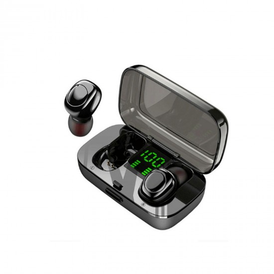 XG-23 Sports Headphones IPX6 Waterproof Sweatproof Headset Stereo Sound Binaural Calling In-Ear Ergonomic Design Earbuds Intelligent Noise Reduction Canceling Cancellation Earphones with LED Digital Display Charging Case Box and Cable XG-23 Sports Headphones IPX6 Waterproof Sweatproof Headset Stereo Sound Binaural Calling In-Ear Ergonomic Design Earbuds Intelligent Noise Reduction Canceling Cancellation Earphones with LED Digital Display Charging Case Box and Cable