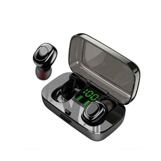 XG-23 Sports Headphones IPX6 Waterproof Sweatproof Headset Stereo Sound Binaural Calling In-Ear Ergonomic Design Earbuds Intelligent Noise Reduction Canceling Cancellation Earphones with LED Digital Display Charging Case Box and Cable XG-23 Sports Headphones IPX6 Waterproof Sweatproof Headset Stereo Sound Binaural Calling In-Ear Ergonomic Design Earbuds Intelligent Noise Reduction Canceling Cancellation Earphones with LED Digital Display Charging Case Box and Cable