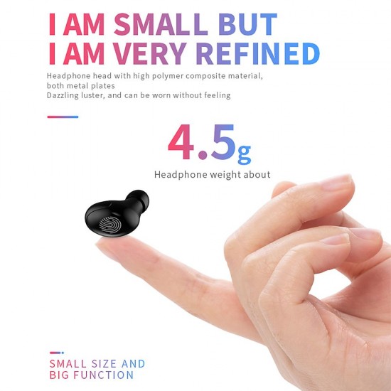G12 BT5.0 Earphones Fingerprint Touch Control Wireless HiFi Sound Stereo Bass With Mic Handsfree Wireless Mini Earbuds Sports In-ear Headset for iphone Smartphone G12 BT5.0 Earphones Fingerprint Touch Control Wireless HiFi Sound Stereo Bass With Mic Handsfree Wireless Mini Earbuds Sports In-ear Headset for iphone Smartphone