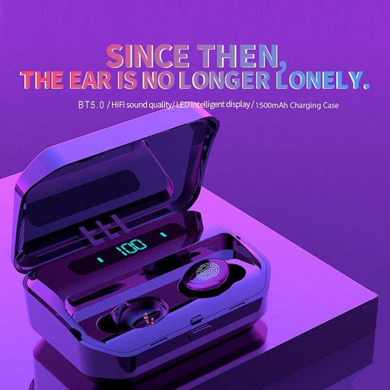 G12 BT5.0 Earphones Fingerprint Touch Control Wireless HiFi Sound Stereo Bass With Mic Handsfree Wireless Mini Earbuds Sports In-ear Headset for iphone Smartphone G12 BT5.0 Earphones Fingerprint Touch Control Wireless HiFi Sound Stereo Bass With Mic Handsfree Wireless Mini Earbuds Sports In-ear Headset for iphone Smartphone