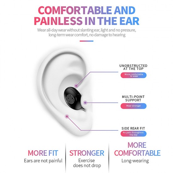 G12 BT5.0 Earphones Fingerprint Touch Control Wireless HiFi Sound Stereo Bass With Mic Handsfree Wireless Mini Earbuds Sports In-ear Headset for iphone Smartphone G12 BT5.0 Earphones Fingerprint Touch Control Wireless HiFi Sound Stereo Bass With Mic Handsfree Wireless Mini Earbuds Sports In-ear Headset for iphone Smartphone