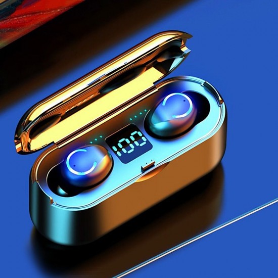 F9-8 Earphones BT 5.0 Wireless Mini Sports Earbuds 8D HiFi Sound Headset HD Call Noise Reduction Siri Voice Assistant Headphones With LED Digital Power Display F9-8 Earphones BT 5.0 Wireless Mini Sports Earbuds 8D HiFi Sound Headset HD Call Noise Reduction Siri Voice Assistant Headphones With LED Digital Power Display