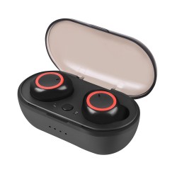 A10 True Wireless Earphones BT V5.0 Stereo Headset Sports Mini Earbuds Handsfree HD Call Headphones With Mic LED Digital Power Display
