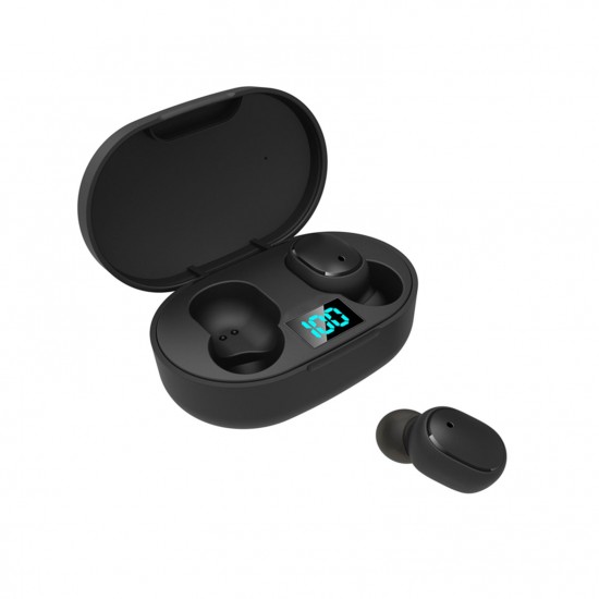 E6S True Wireless Earbuds In-Ear Headphones IPX4 Waterproof Sweatproof 45mAh BT5.0 Binaural Stereo Audio Noise Reduction Voice/Volume Control Sports Headset with 280mAh Charging Case Compatible with Siri E6S True Wireless Earbuds In-Ear Headphones IPX4 Waterproof Sweatproof 45mAh BT5.0 Binaural Stereo Audio Noise Reduction Voice/Volume Control Sports Headset with 280mAh Charging Case Compatible with Siri