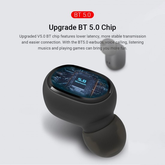 E6S True Wireless Earbuds In-Ear Headphones IPX4 Waterproof Sweatproof 45mAh BT5.0 Binaural Stereo Audio Noise Reduction Voice/Volume Control Sports Headset with 280mAh Charging Case Compatible with Siri E6S True Wireless Earbuds In-Ear Headphones IPX4 Waterproof Sweatproof 45mAh BT5.0 Binaural Stereo Audio Noise Reduction Voice/Volume Control Sports Headset with 280mAh Charging Case Compatible with Siri