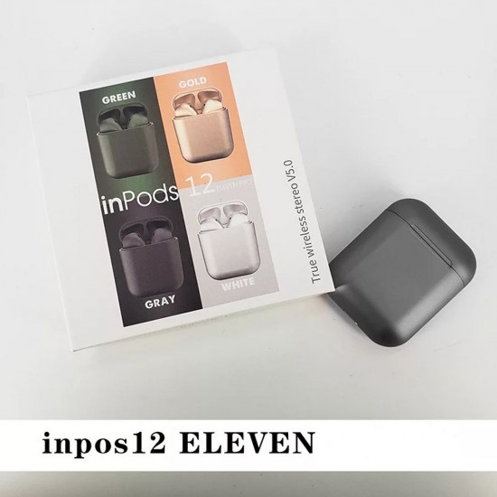 Inpods 12 True Wireless Stereo Earphones BT5.0 Popup Touch Control Wireless Headset Sports Earbuds Metal Color Headphone With Mic For Android iOS Smarthpone Inpods 12 True Wireless Stereo Earphones BT5.0 Popup Touch Control Wireless Headset Sports Earbuds Metal Color Headphone With Mic For Android iOS Smarthpone