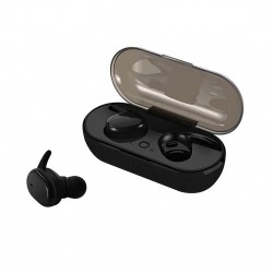 Y30 True Wireless Earbuds Touch-Control Daily Waterproof Sport Earbuds with Microphone Binaural Strereo Audio Earphones In-Ear Headset with Charging Case Compatible with Android iOS