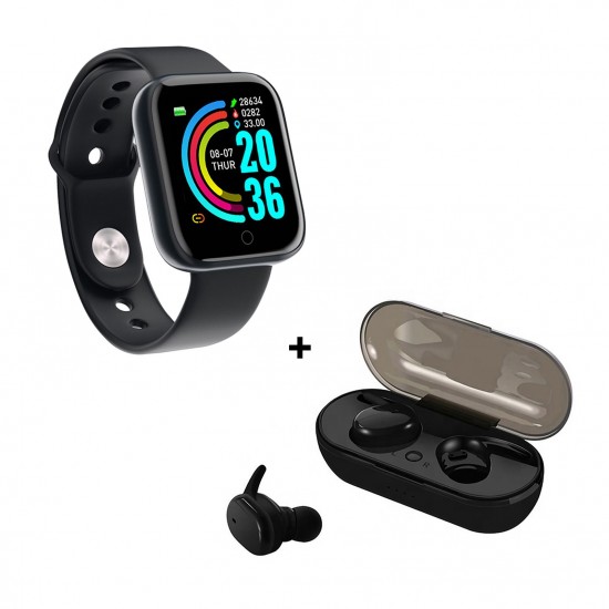 Y30 True Wireless Earbuds Touch-Control Daily Waterproof Sport Earbuds with Microphone Binaural Strereo Audio Earphones In-Ear Headset with Charging Case Compatible with Android iOS Y30 True Wireless Earbuds Touch-Control Daily Waterproof Sport Earbuds with Microphone Binaural Strereo Audio Earphones In-Ear Headset with Charging Case Compatible with Android iOS