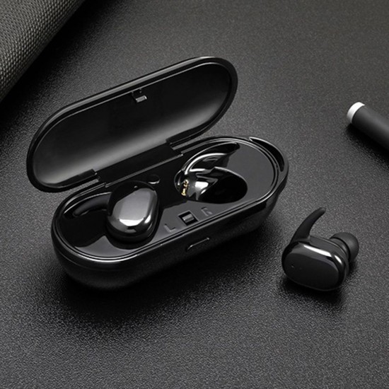 Y30 True Wireless Earbuds Touch-Control Daily Waterproof Sport Earbuds with Microphone Binaural Strereo Audio Earphones In-Ear Headset with Charging Case Compatible with Android iOS Y30 True Wireless Earbuds Touch-Control Daily Waterproof Sport Earbuds with Microphone Binaural Strereo Audio Earphones In-Ear Headset with Charging Case Compatible with Android iOS