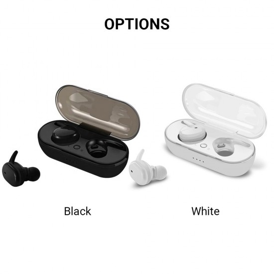 Y30 True Wireless Earbuds Touch-Control Daily Waterproof Sport Earbuds with Microphone Binaural Strereo Audio Earphones In-Ear Headset with Charging Case Compatible with Android iOS Y30 True Wireless Earbuds Touch-Control Daily Waterproof Sport Earbuds with Microphone Binaural Strereo Audio Earphones In-Ear Headset with Charging Case Compatible with Android iOS