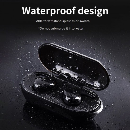 Y30 True Wireless Earbuds Touch-Control Daily Waterproof Sport Earbuds with Microphone Binaural Strereo Audio Earphones In-Ear Headset with Charging Case Compatible with Android iOS Y30 True Wireless Earbuds Touch-Control Daily Waterproof Sport Earbuds with Microphone Binaural Strereo Audio Earphones In-Ear Headset with Charging Case Compatible with Android iOS