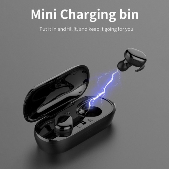Y30 True Wireless Earbuds Touch-Control Daily Waterproof Sport Earbuds with Microphone Binaural Strereo Audio Earphones In-Ear Headset with Charging Case Compatible with Android iOS Y30 True Wireless Earbuds Touch-Control Daily Waterproof Sport Earbuds with Microphone Binaural Strereo Audio Earphones In-Ear Headset with Charging Case Compatible with Android iOS