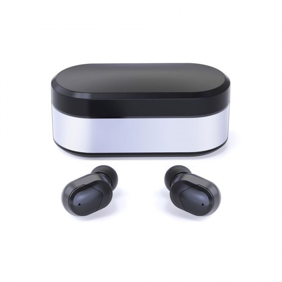 JS1 True Wireless Stereo Earbuds BT5.0 Earphone Wireless Headset Multifunctional Key Waterproof Portable Headphones with Large Capacity Black JS1 True Wireless Stereo Earbuds BT5.0 Earphone Wireless Headset Multifunctional Key Waterproof Portable Headphones with Large Capacity Black