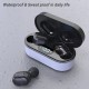 JS1 True Wireless Stereo Earbuds BT5.0 Earphone Wireless Headset Multifunctional Key Waterproof Portable Headphones with Large Capacity Black JS1 True Wireless Stereo Earbuds BT5.0 Earphone Wireless Headset Multifunctional Key Waterproof Portable Headphones with Large Capacity Black