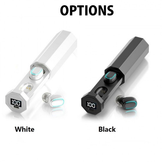True Wireless Earbuds with Microphone and Touch-control Daily Waterproof Sport Earphones with Voice Assistant and Charging Case Compatible with Android and iOS True Wireless Earbuds with Microphone and Touch-control Daily Waterproof Sport Earphones with Voice Assistant and Charging Case Compatible with Android and iOS