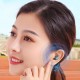 Mini In-Ear BT Headphones with Deep Bass Noise Reduction Waterproof Sport Earphones with LED-Digital Display Touch-Control Headsets HD Call Earbuds with MIC Compatible with iOS Android Black
