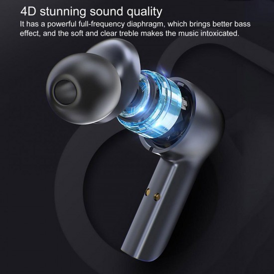 R22 In-Ear BT Earphones with Stereo Sound/Deep Bass Waterproof Sport Earbuds with LED-Digital Display Touch-Control Headphones Wireless Earbuds for Music/Call Compatible with iOS Android R22 In-Ear BT Earphones with Stereo Sound/Deep Bass Waterproof Sport Earbuds with LED-Digital Display Touch-Control Headphones Wireless Earbuds for Music/Call Compatible with iOS Android