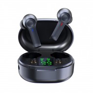 R22 In-Ear BT Earphones with Stereo Sound/Deep Bass Waterproof Sport Earbuds with LED-Digital Display Touch-Control Headphones Wireless Earbuds for Music/Call Compatible with iOS Android