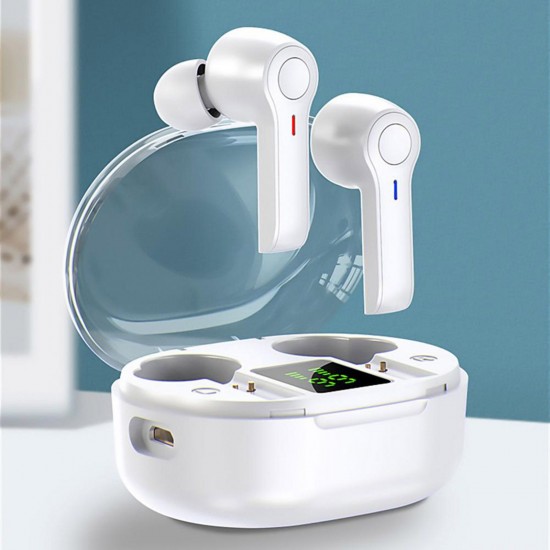 R22 In-Ear BT Earphones with Stereo Sound/Deep Bass Waterproof Sport Earbuds with LED-Digital Display Touch-Control Headphones Wireless Earbuds for Music/Call Compatible with iOS Android R22 In-Ear BT Earphones with Stereo Sound/Deep Bass Waterproof Sport Earbuds with LED-Digital Display Touch-Control Headphones Wireless Earbuds for Music/Call Compatible with iOS Android