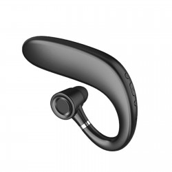 S109 BT Headset Single Ear Wireless Headphone Hands-free Cell Phone Earpiece Waterproof Ear Clip with Noise Cancelling Mic for Driving Sports Call Music